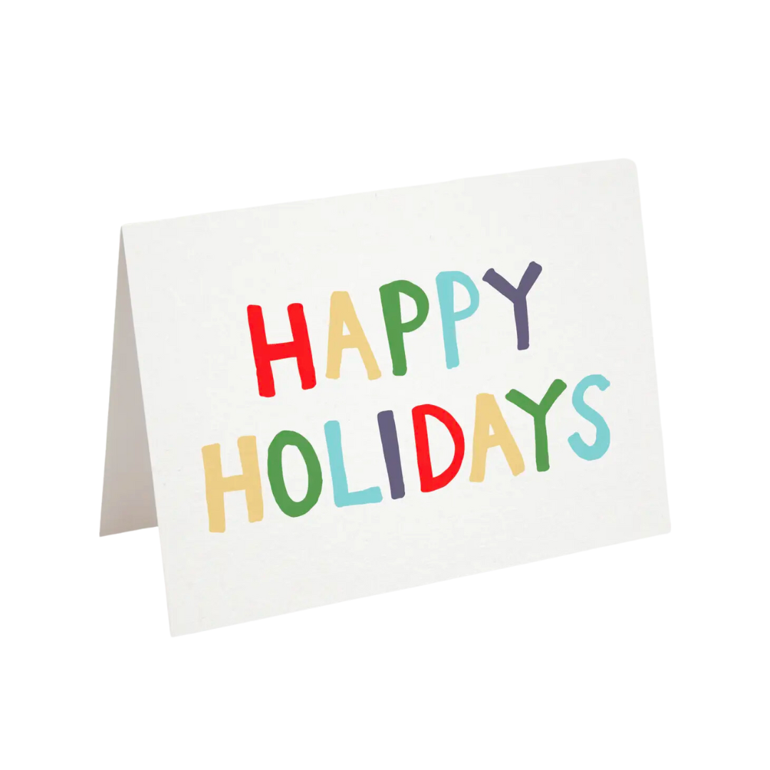 Happy Holidays, Holiday, Christmas Greeting Card