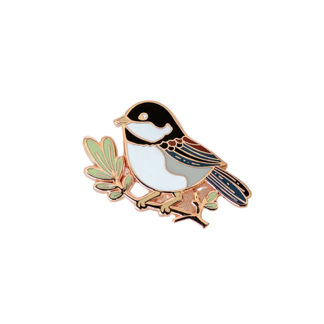 Chickadee Enamel Pin