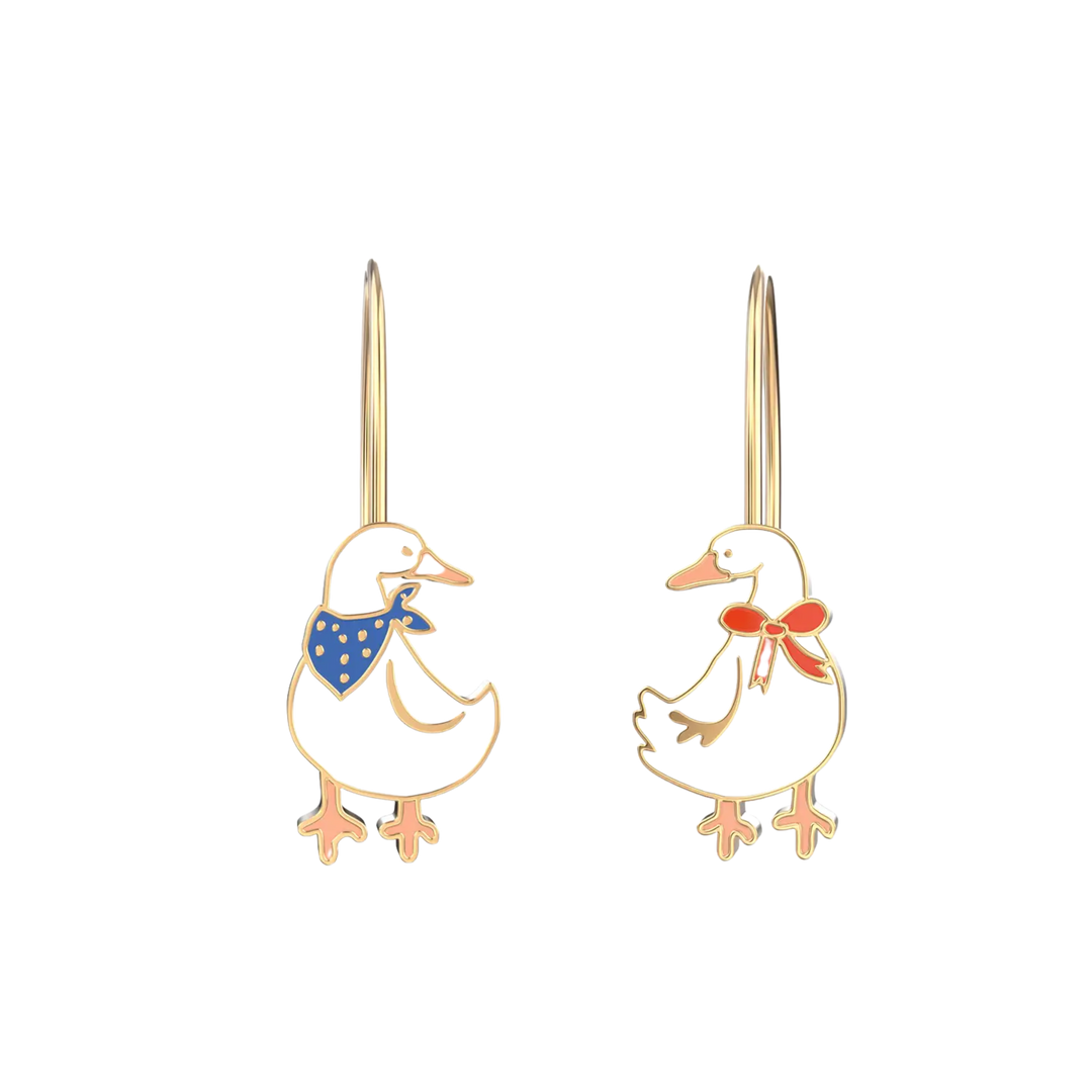 Duck Earrings