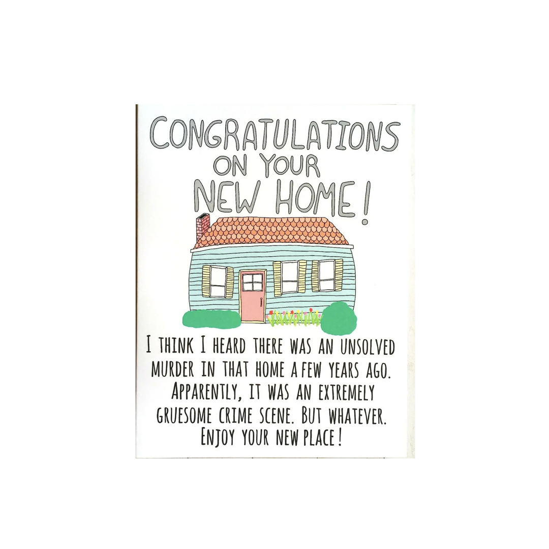 New Home Congratulations Card - Housewarming card