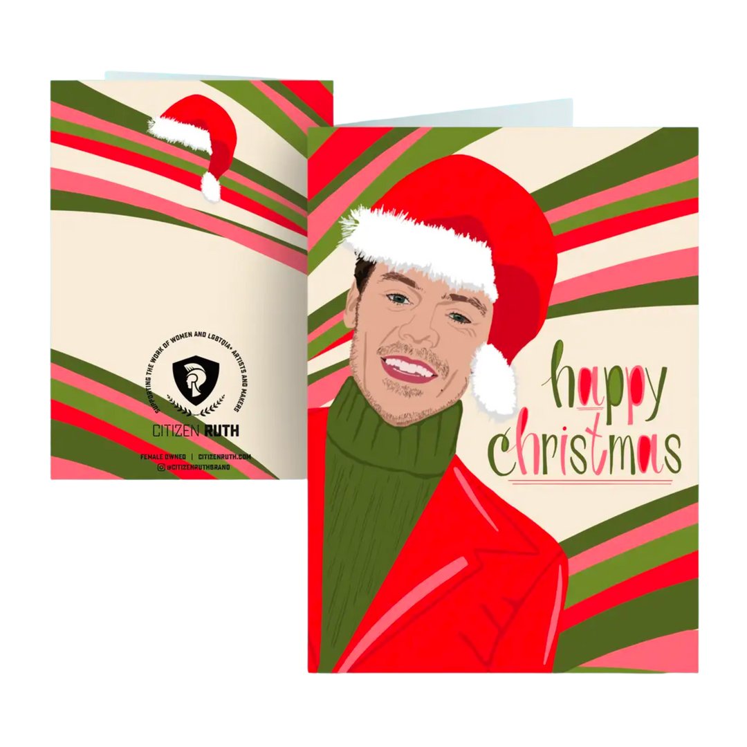 Harry Styles Happy Christmas Card