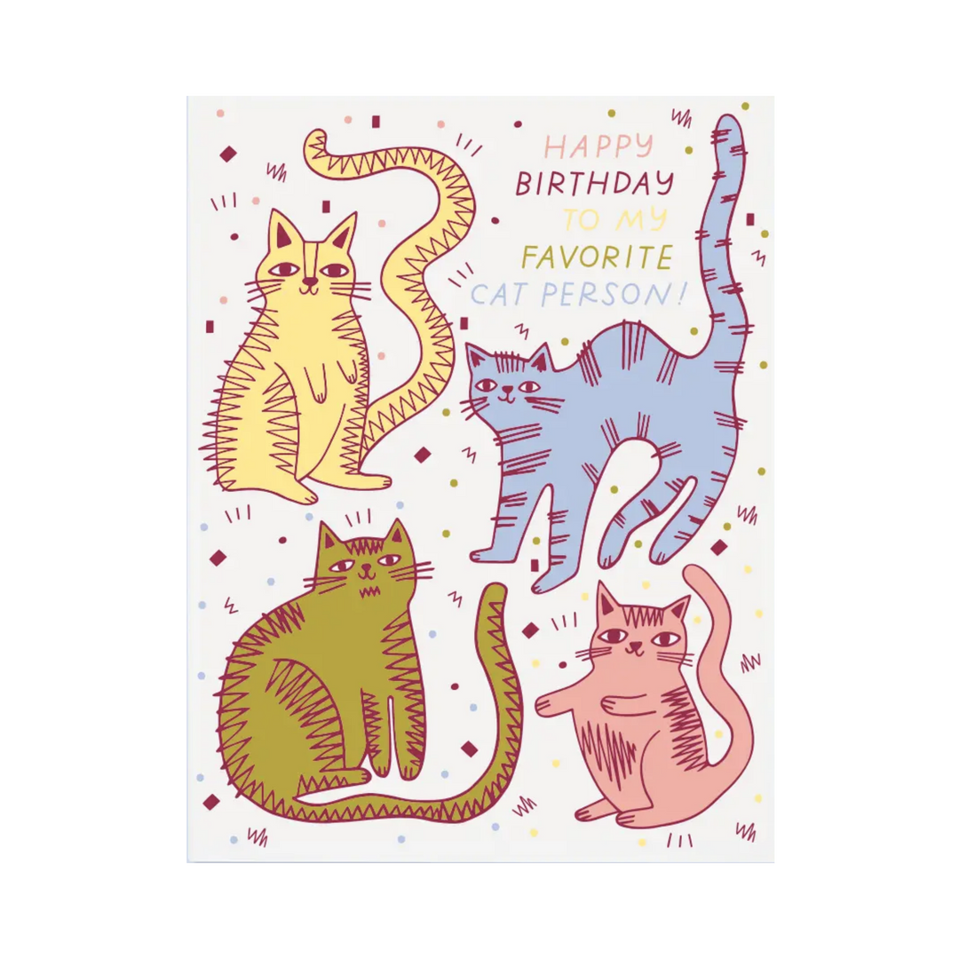 Cat Person Card