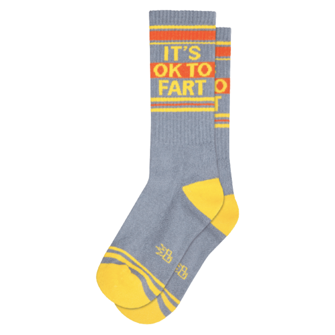 It's OK to Fart Ribbed Gym Socks