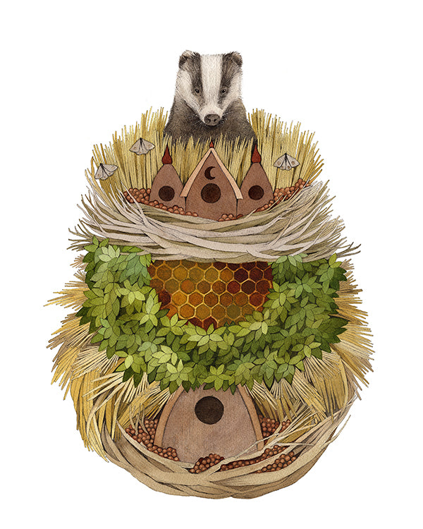 House of Badger - Art Print