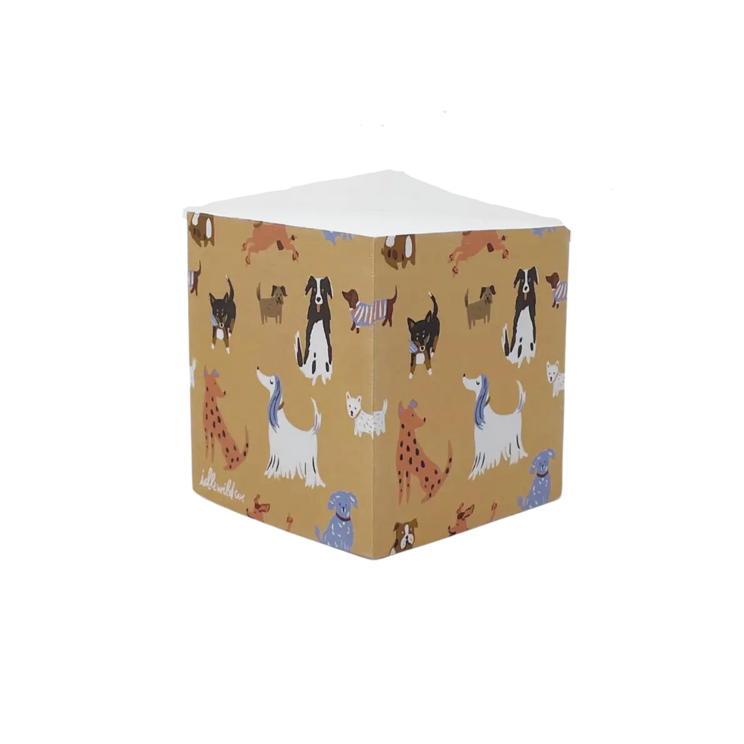 Dogs Sticky Note Cube
