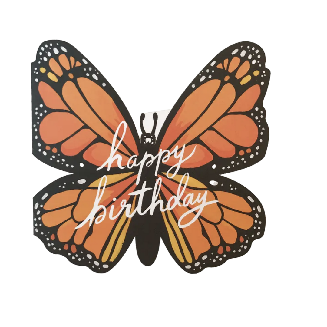 Monarch Birthday Card