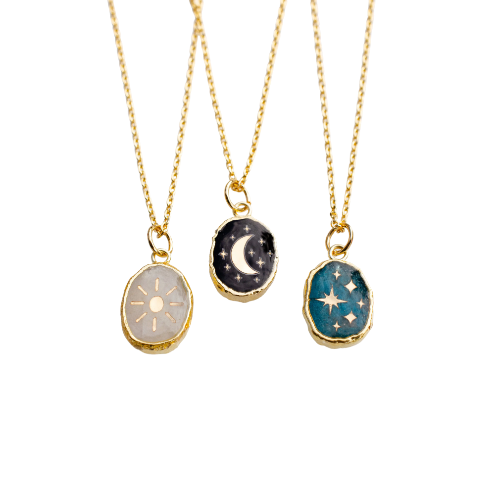 Celestial Gemstone Necklace
