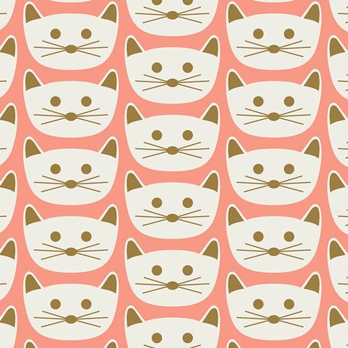 Organic Cotton Infinity Scarf - Cats