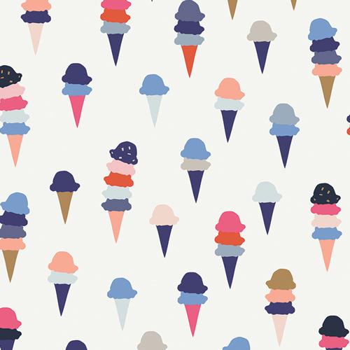 Organic Cotton Headband - Ice Cream Cones