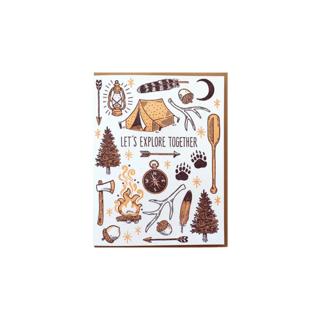 Let's Explore Greeting Card