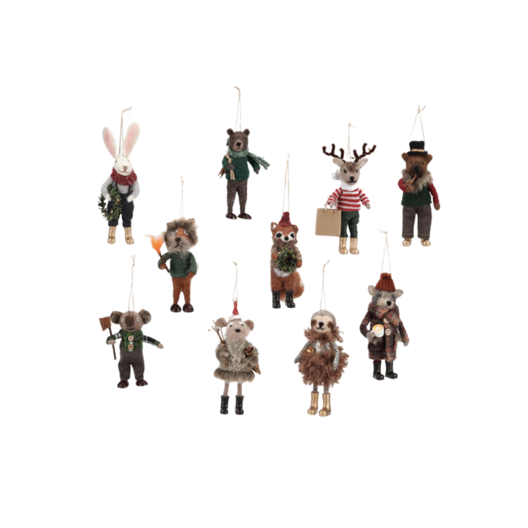 Woodland Animal Ornament