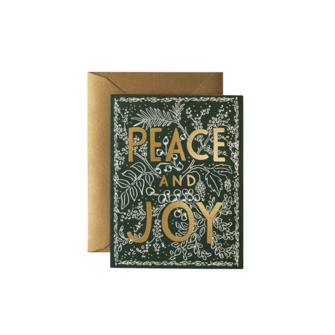 Evergreen Peace Card
