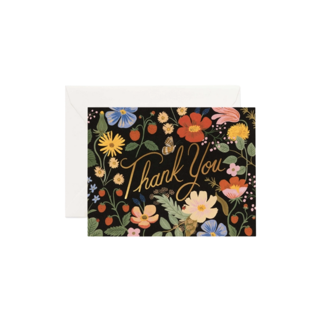Strawberry Fields Thank You Card