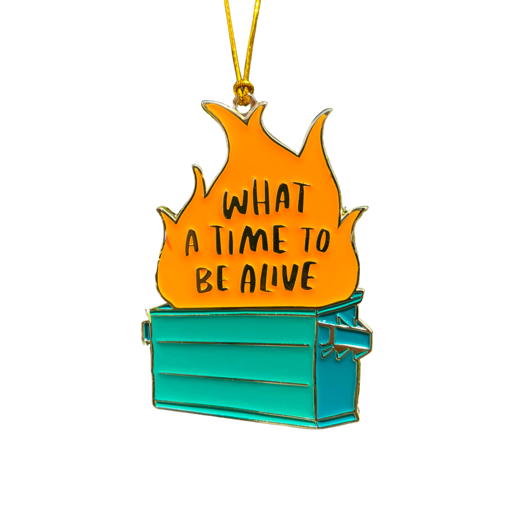 Dumpster Fire Ornament