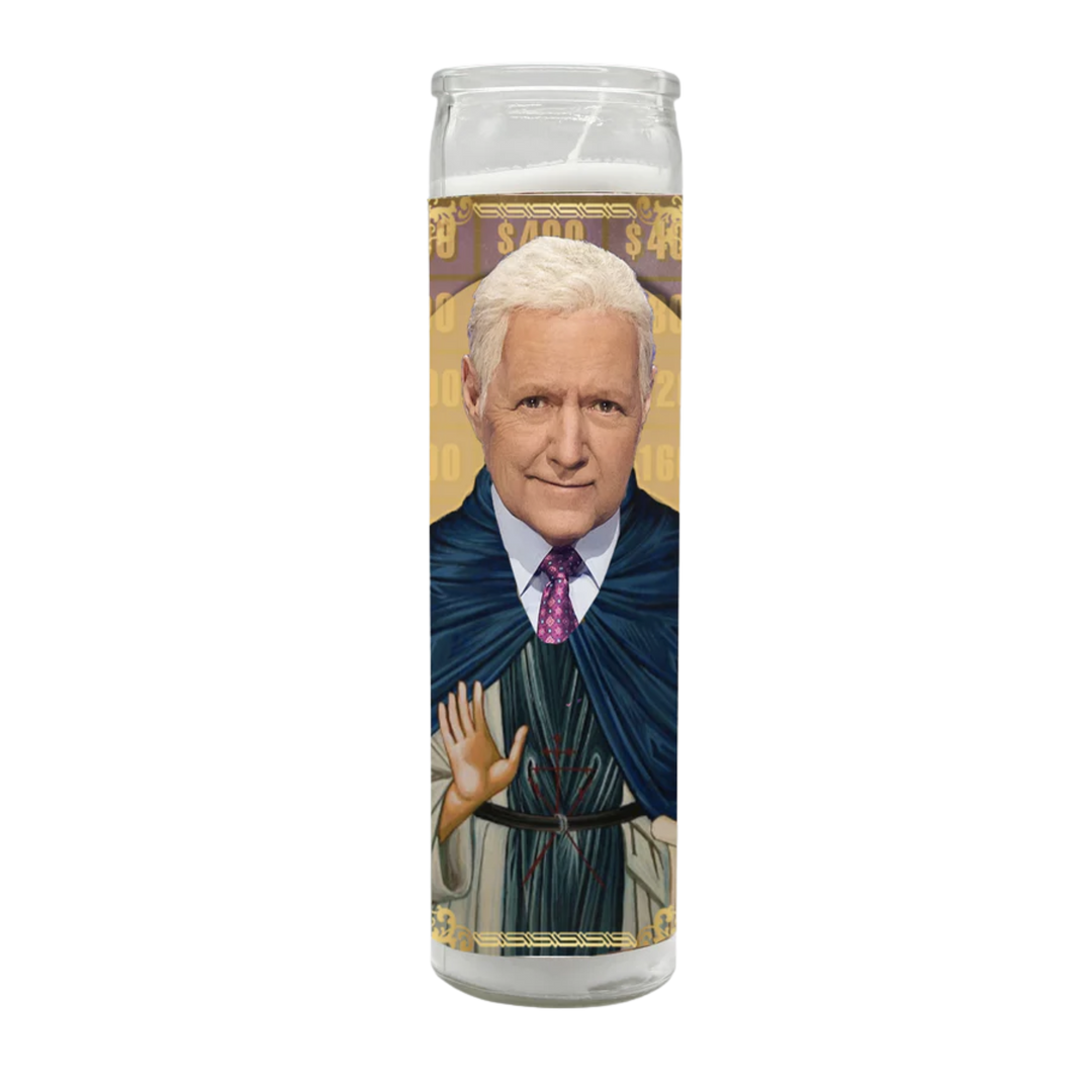 Saint of Game Show Legend (Alex Trebeck) Candle