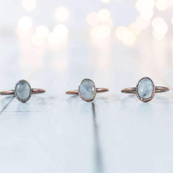 Oval Moonstone Ring*