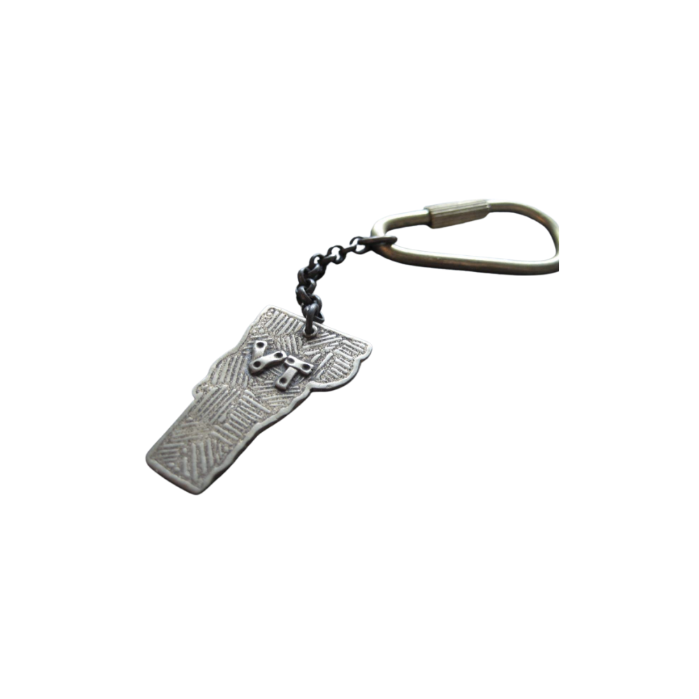 Brass Vermont Keychain