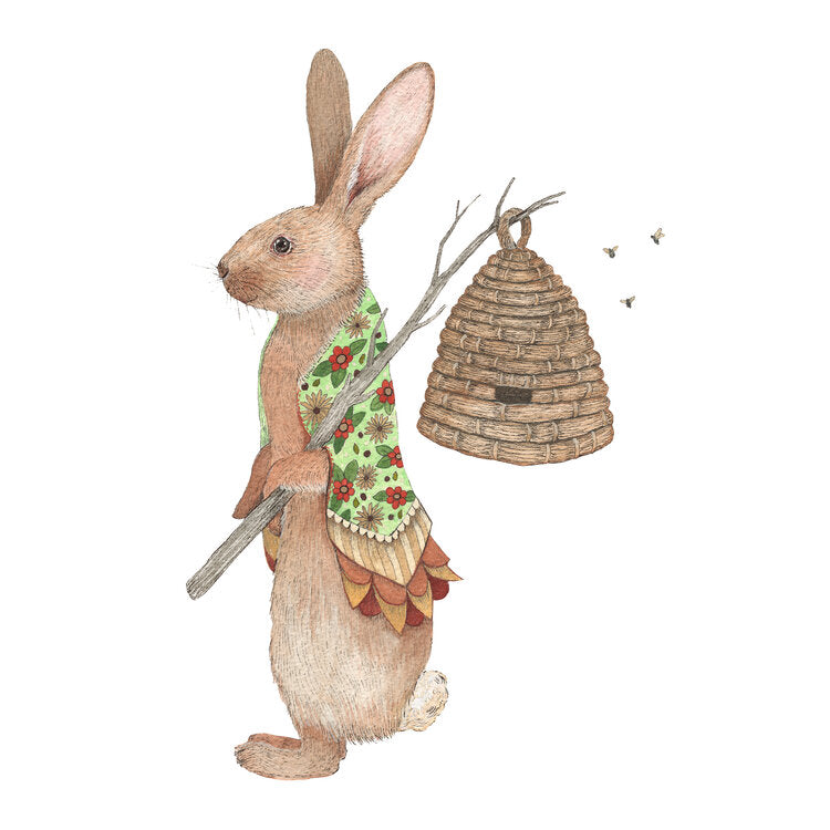 Woodland Garden: Philip and the Hive - Art Print