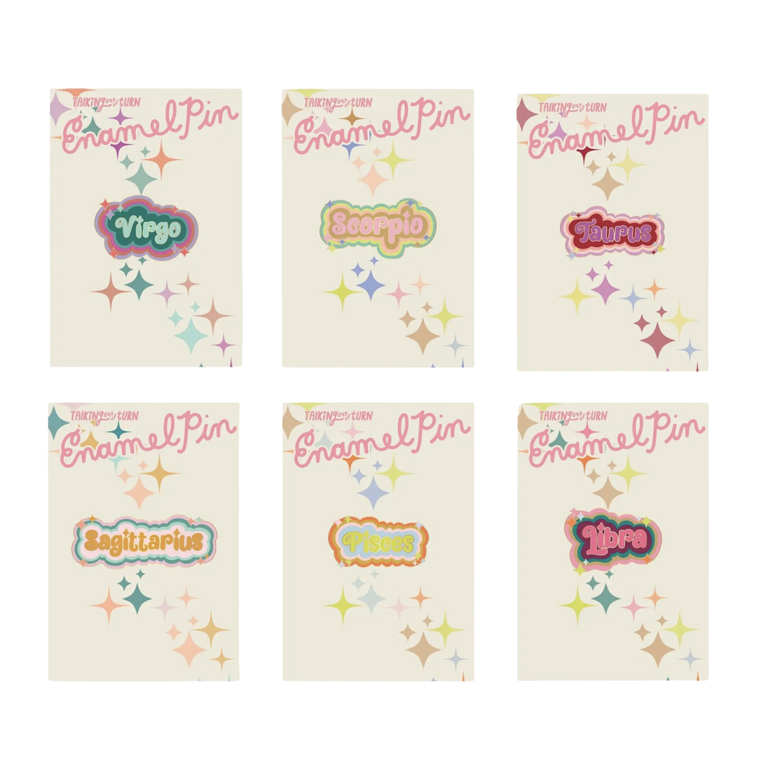 Astrology Enamel Pins