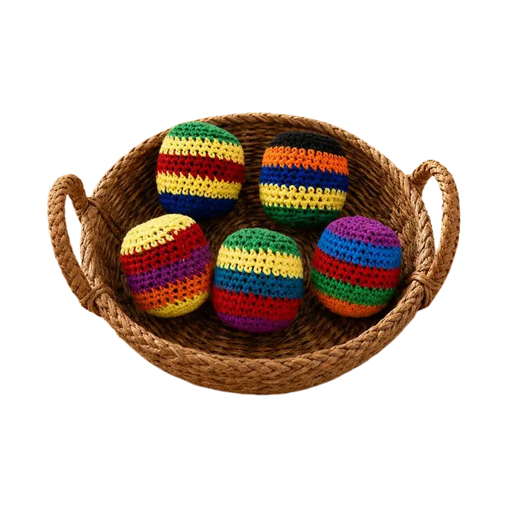 Crochet Hacky Sack Toy Ball