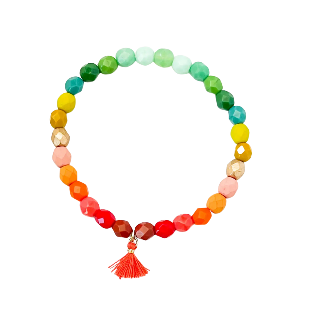 Ombre Bracelet with Tassels