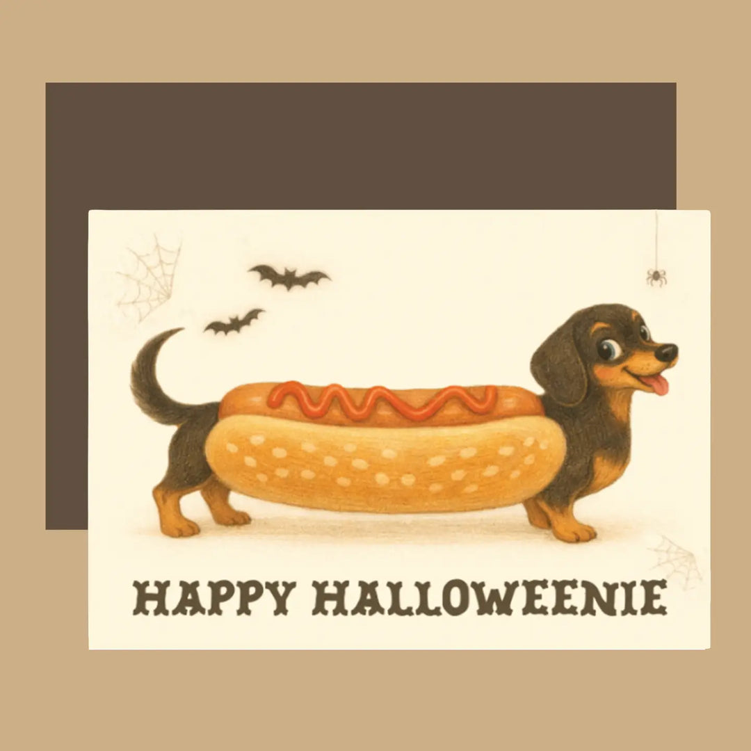 Happy Halloweenie Greeting Card