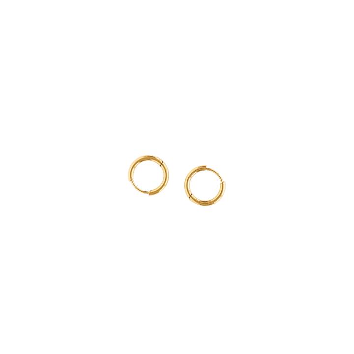Endless Hoop Thin Gold