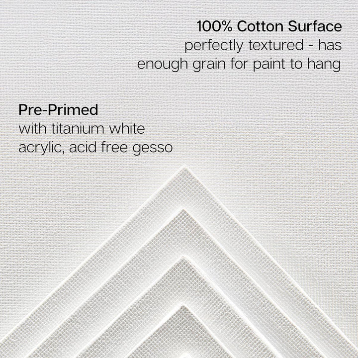 KINGART Canvas Panels 4x4 14 pc