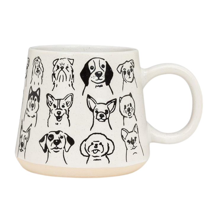 Oversized Mug with Dogs