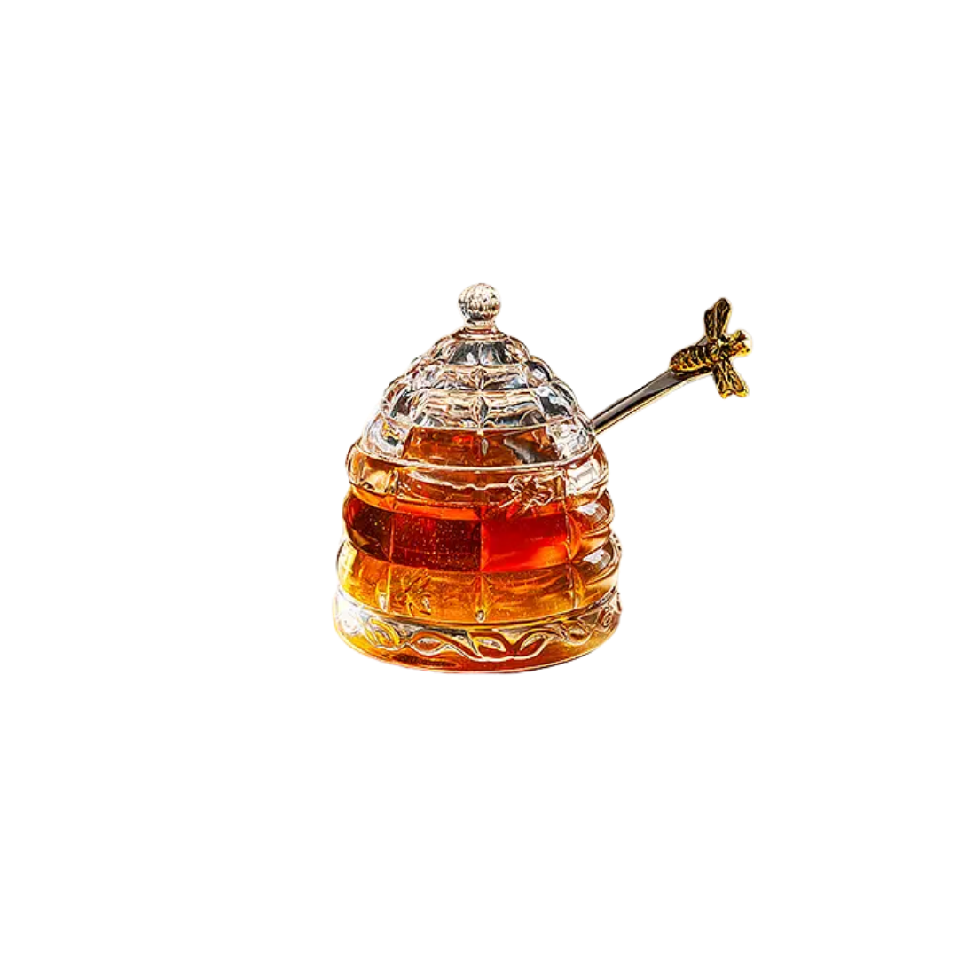 Beehive Honey Pot with Lid