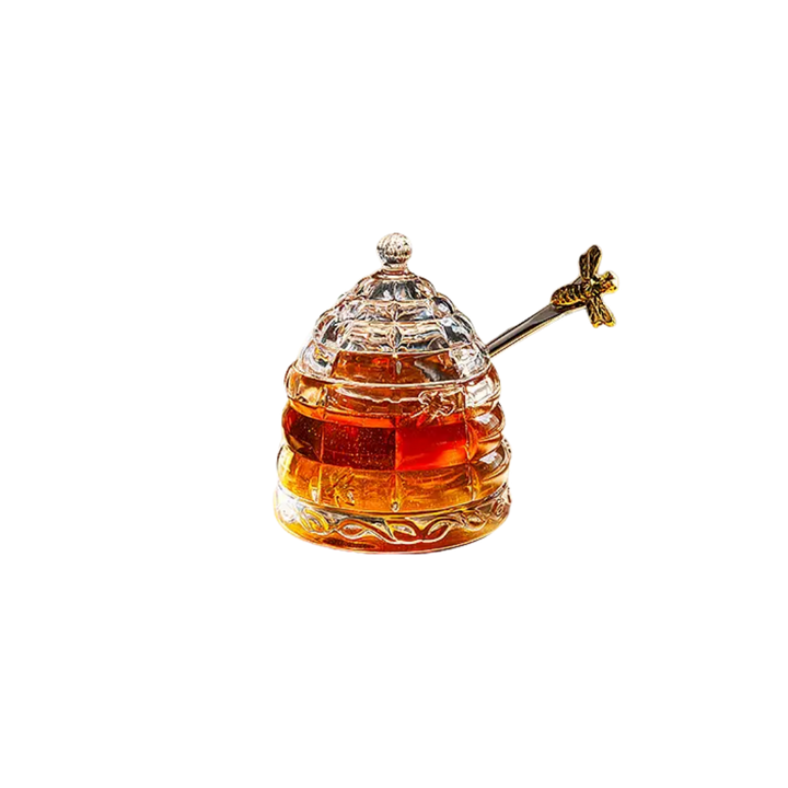 Beehive Honey Pot with Lid