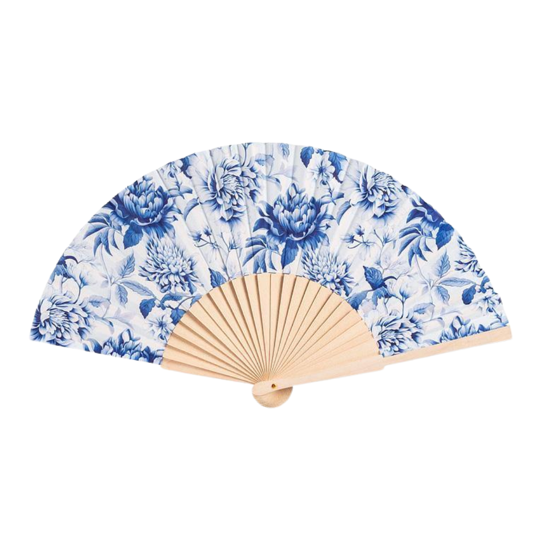 Chintz Print Hand Fan