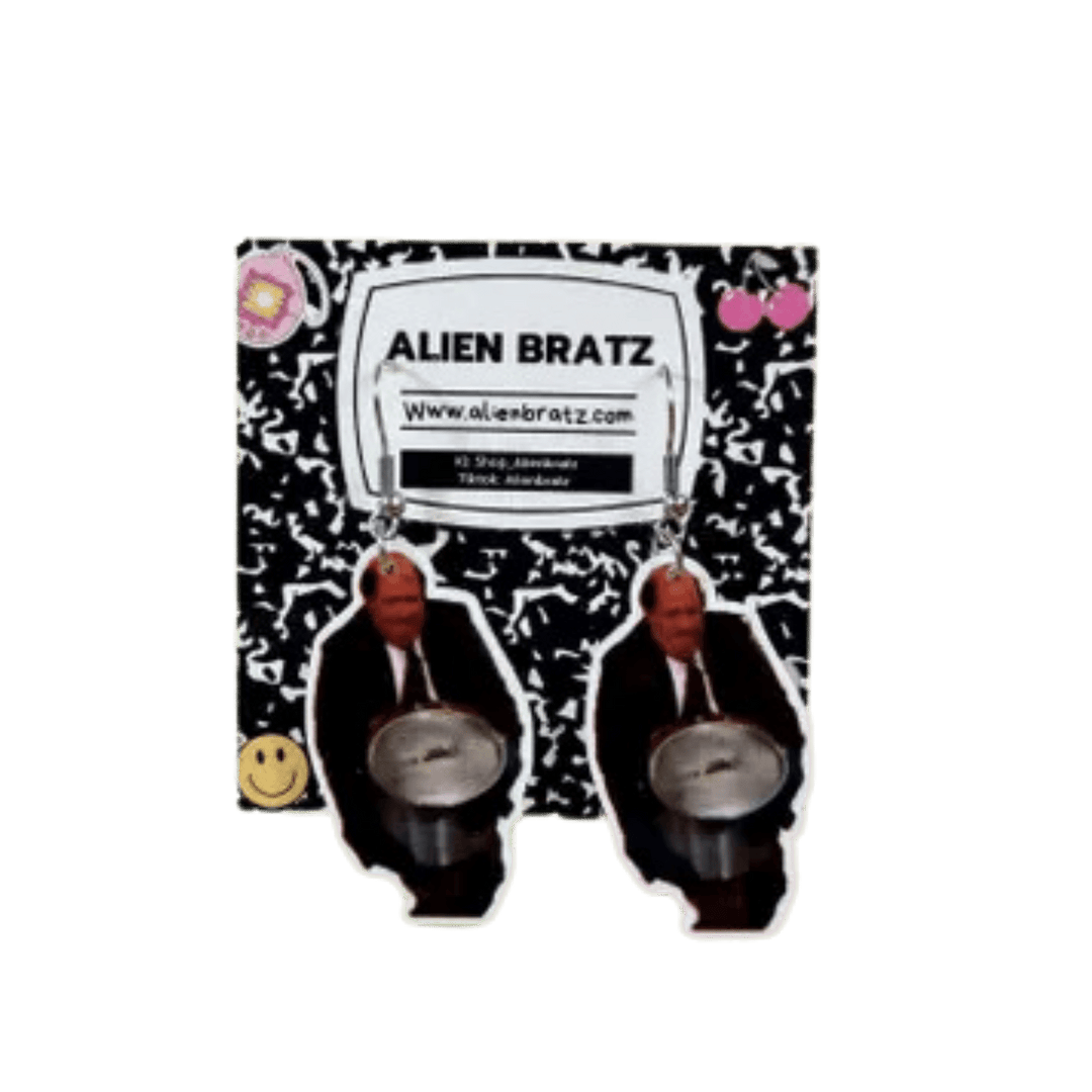 Kevin The Office Funny Earrings