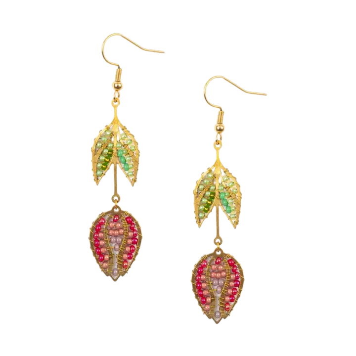 Hanging Tulip Earrings