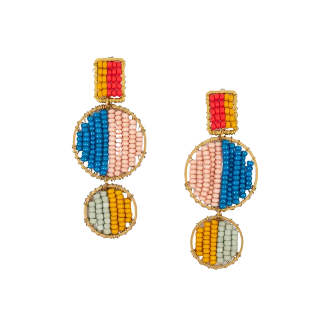 Mod Block Earrings