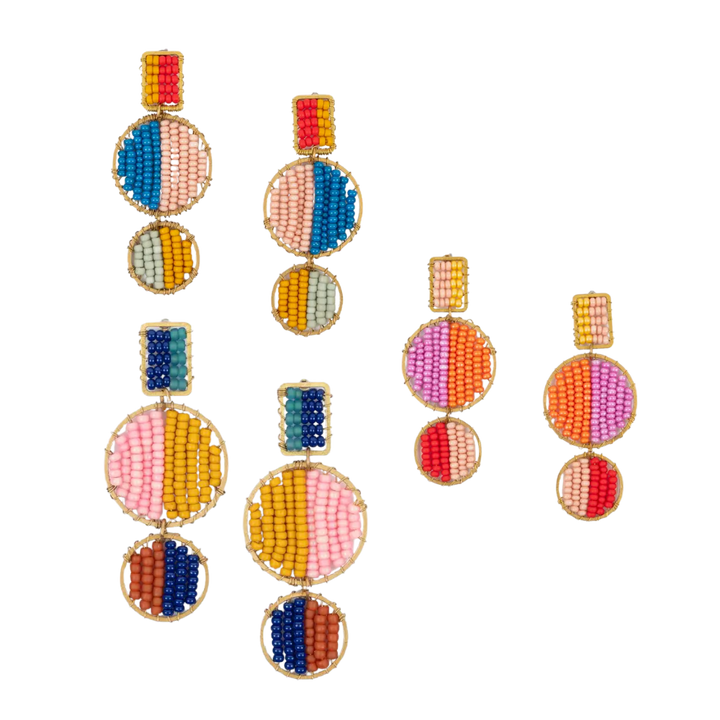 Mod Block Earrings