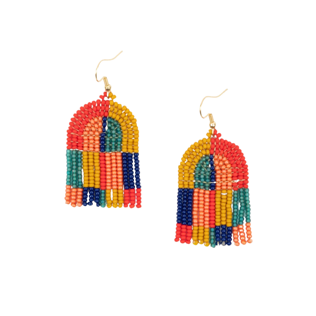 Patchwork Arco Earrings