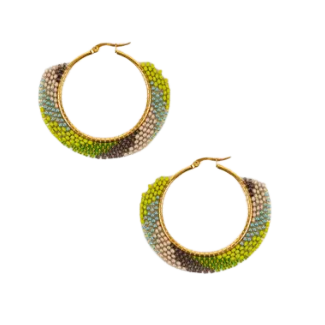 Swirl Hoop Earrings