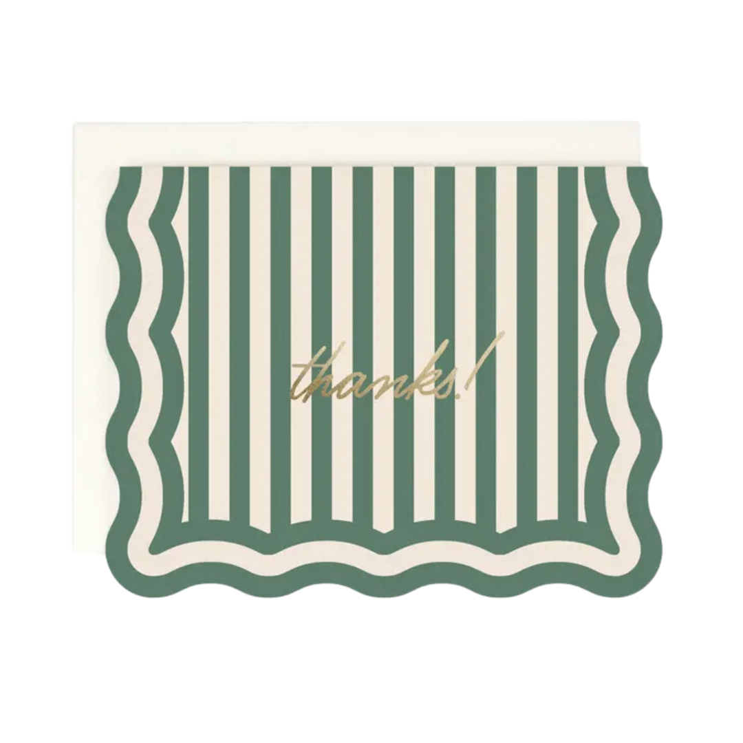 Thanks! Striped Card