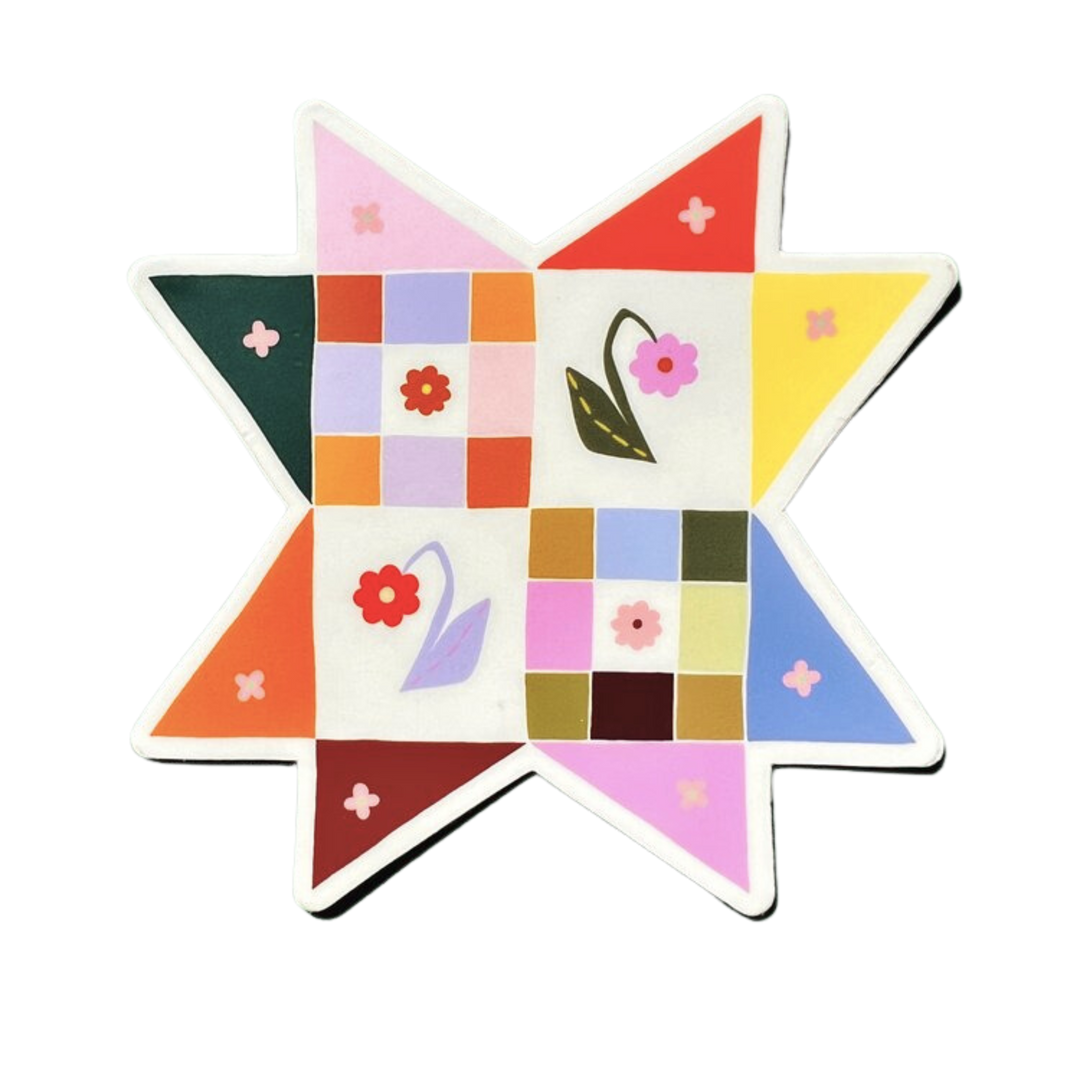 Quilt Square Sticker