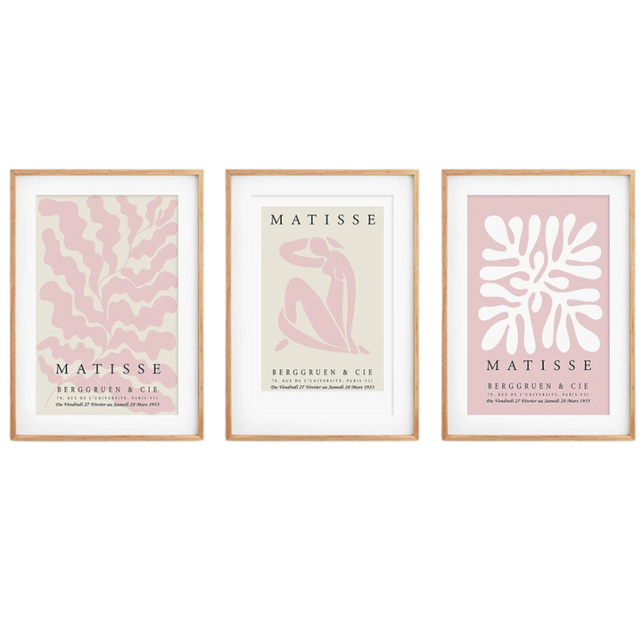 Blush & Beige Matisse Wall Art Print 18x24