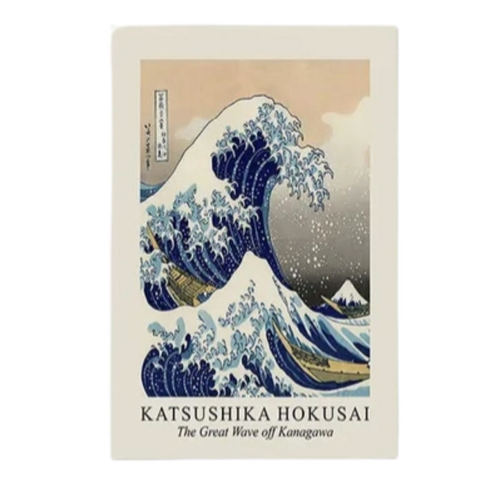The Great Wave of Kanagawa Japanese Art Print 18x24