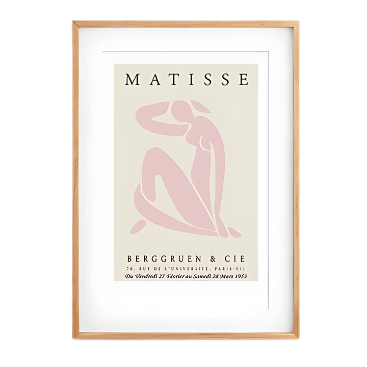 Blush & Beige Matisse Wall Art Print 18x24