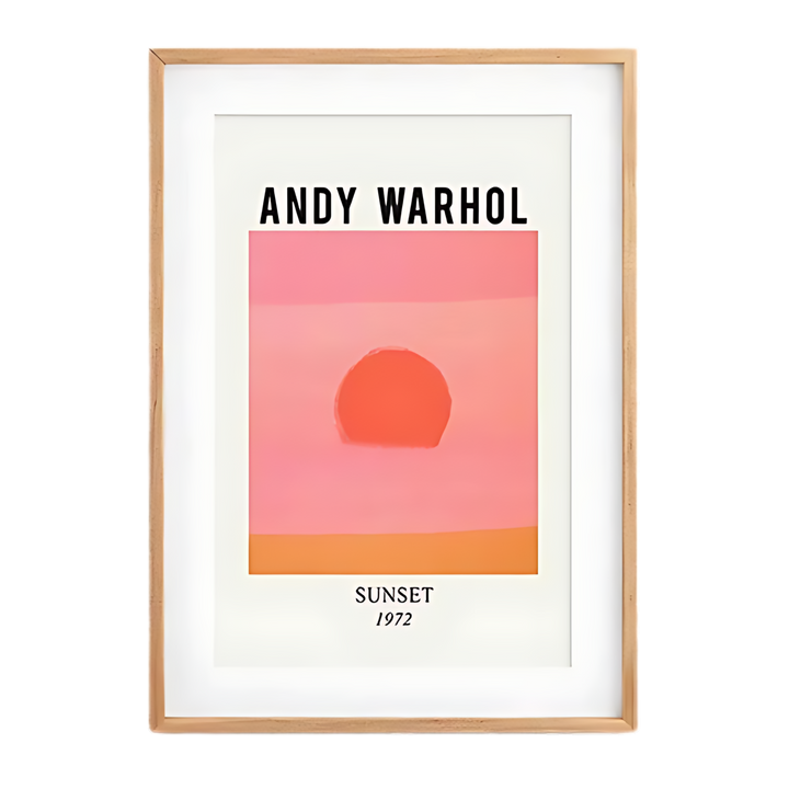 Colorful Bright Pink Pop Art Print 20x24