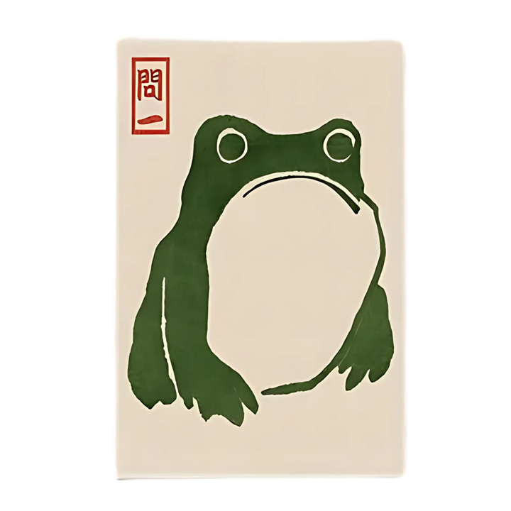 Japanese Matsumoto Hoji Frog Wall Art 8x10