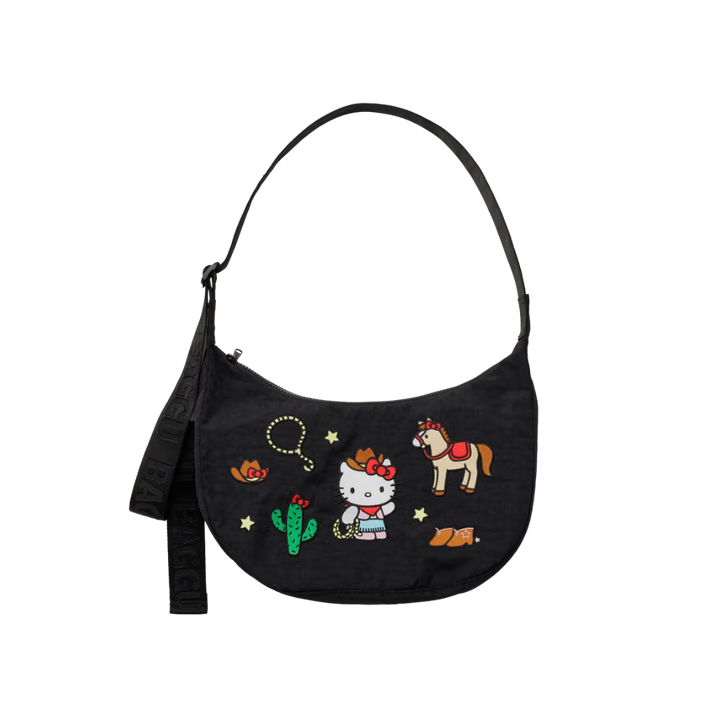 Medium Nylon Crescent Bag