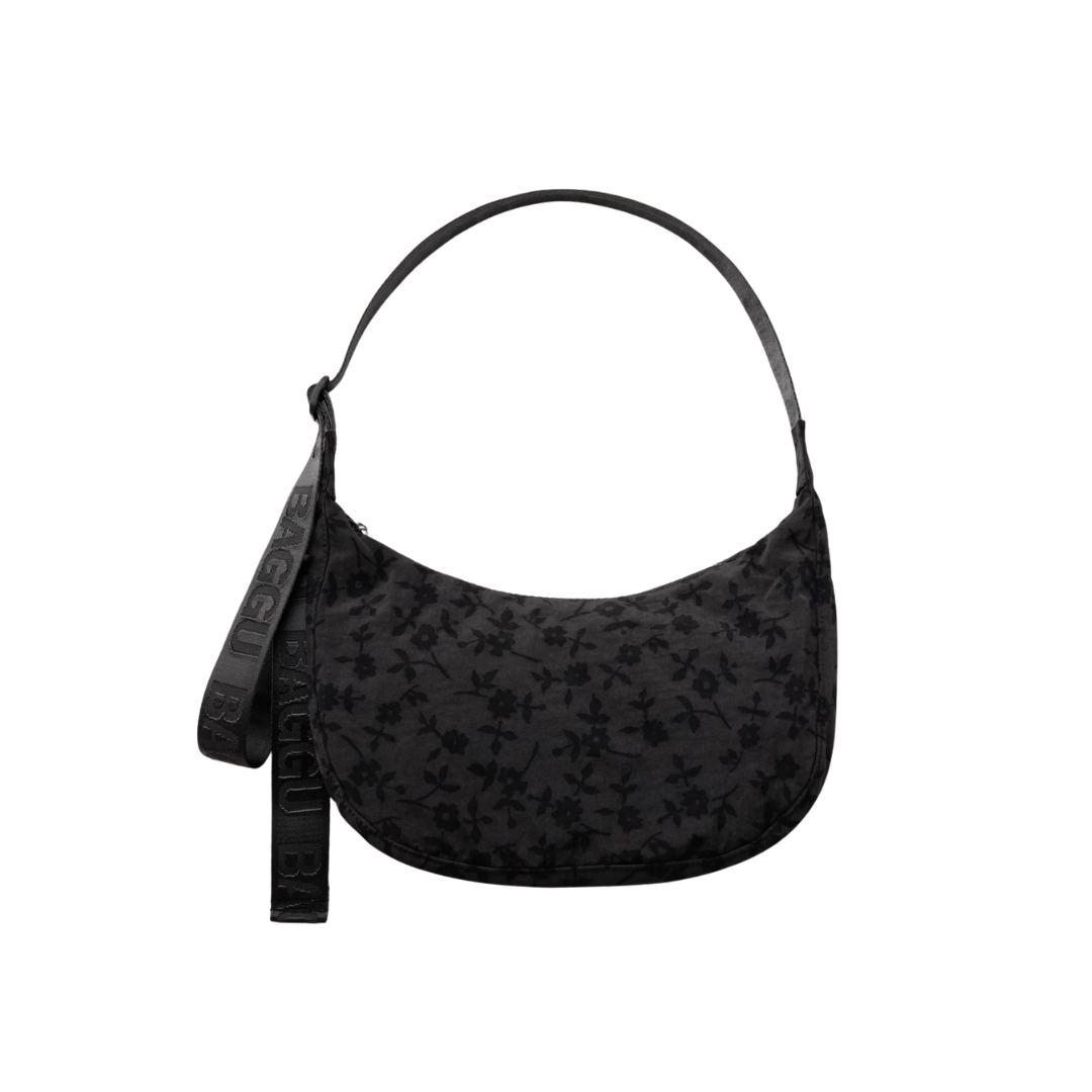 Medium Nylon Crescent Bag