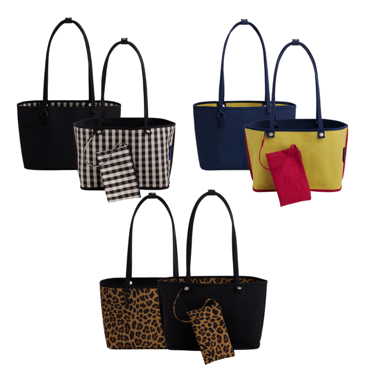 Medium Nylon Reversible Tote