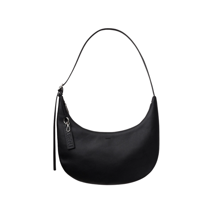 Medium Recycled Leather Flat Crescent