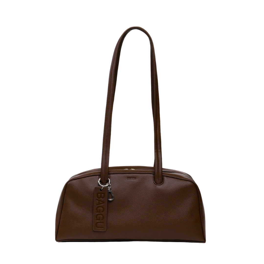 Recycled Leather Bowler Bag